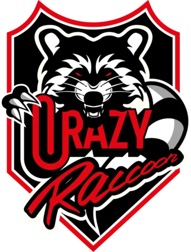 Crazy Raccoon队徽